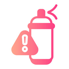 Aerosol gradient icon