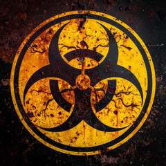 grunge biohazad  background