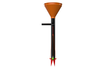 Agricultural Handheld Planter with Fertilizer Dispenser Mechanism, MANUAL HAND PLANTER FOR CORN VEGETABLE SEEDER, Simple Hand Push Planter Tool for Sowing Seeds, Planting Tool Dispenser Mechanism PNG