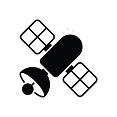 Satellite Vector icon