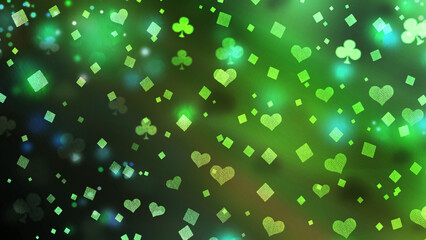 The Abstract poker blurred pattern.