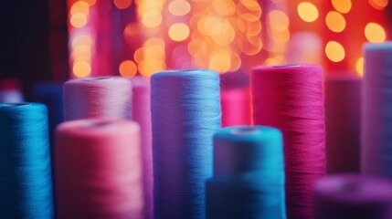 The Fae-Spun Tapestry illustration features a close-up of woven yarn texture with neutral tones set against a craft background