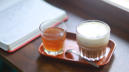 Just a cup of coffee, a cup of tea and a book is enough for a peaceful day.