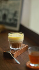A cup of egg coffee in the morning will make you fascinated from the sight to the taste.