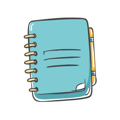 plain notebook icon, plain notebook vector illustration-simple illustration of plain notebook, perfect for plain notebook logos and icons