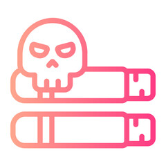 cigarette gradient icon