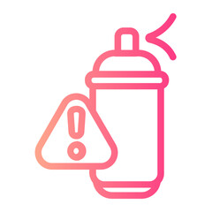 Aerosol gradient icon