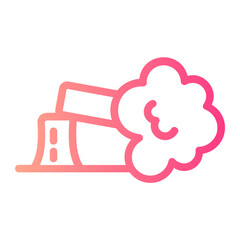 deforestation gradient icon