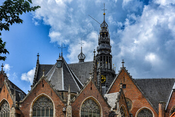 The Historic Heart of Amsterdam: Oude Kerk's Timeless Legacy, Netherlands, Europe
