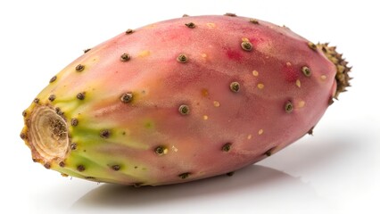 Isolated Prickly Pear Fruit on White – Studio Close-Up