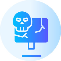 electronics gradient icon