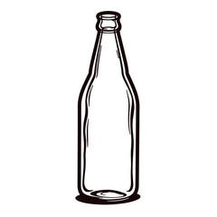 DIY lamp design with recycled bottle, sustainability concept