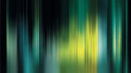 Festive abstract ombre gradient background blending black, dark blue, emerald green, petrol teal, lime yellow and white hues with neon metallic stripes, glitter mesh noise and radiant light flashes