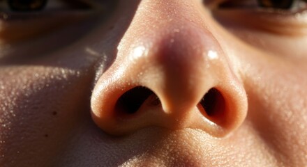 Human Nose Close Up Detail