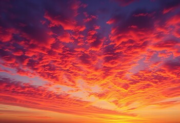 Obraz premium Stunning Abstract sunset with vibrant colors.