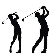 golf player clipart