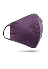 Photo of Purple Face Mask on White Background