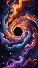 Abstract background with space.