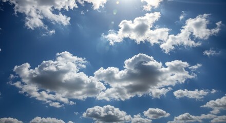 Obraz premium Blue Sky with Cloudscape