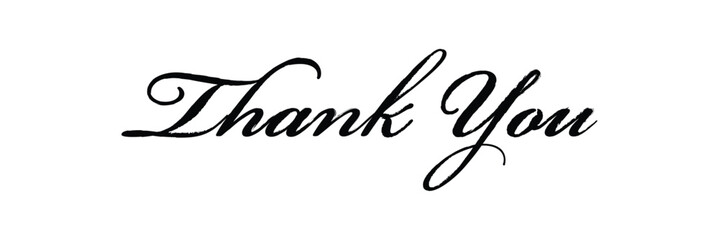 Thank You Typography Greeting Card - Elegant and Appreciative Design. Perfect for showing appreciation in both digital and print formats . Vector Illustration . EPS 10 .