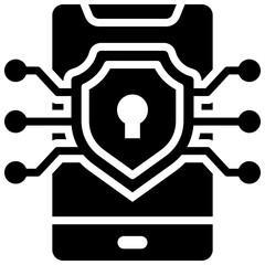 Mobile Security Icon