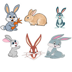 Rabbit Vector Set 4