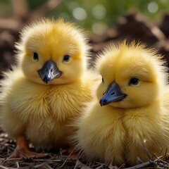 two little ducklings