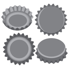 metal bottle cap, Metal beer bottle caps.