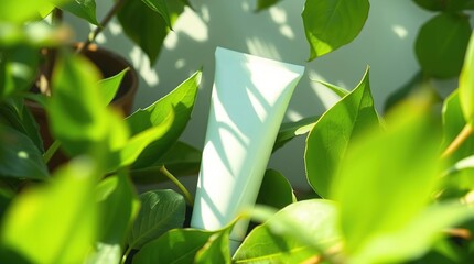 Obraz premium facial skincare bottle mockup