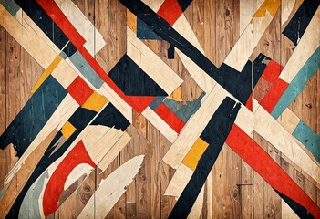 Picture Depicting Abstract Wooden Background
