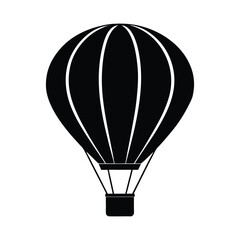 Naklejka premium Hot Air Balloon Basket Vector Icon