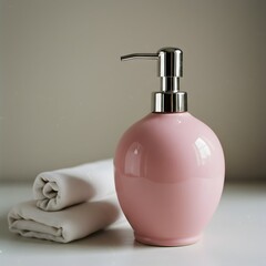 Rose Quartz Liquid Soap Dispenser