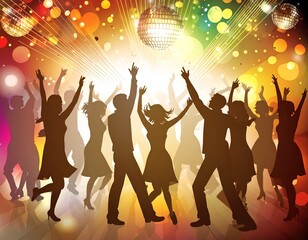 people dancing in the nightclub