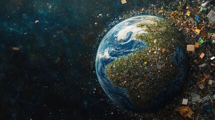 Obraz premium Planet Pollution