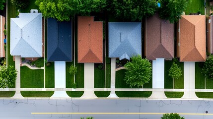 Houses Viewed From Above