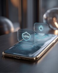 Exploring a Conceptual Image of Cybersecurity Through a Phone Icon with a Shield Design