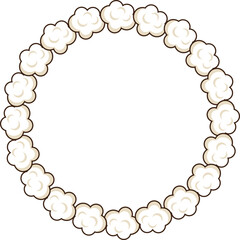 Popcorn, clipart, illustration, for backgrounds textures, designers