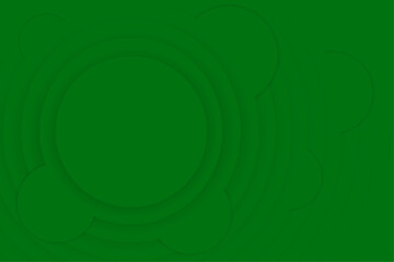 3d Circle Pattern Background Template | Creative Circular Shape Geometric Pattern with Glow Effect with Green Colour | Abstract Vector for Banner, Poster, Decoration, Home Decor, Business, Media 
