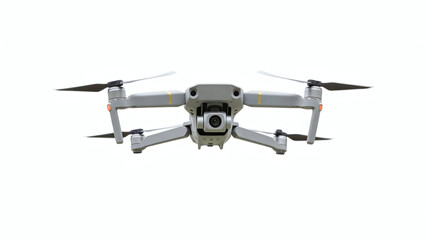 Drone en vol sur fond blanc