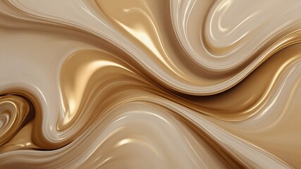 Obraz premium Luxury Liquid Background with Calm Gold Accents