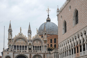 Fototapeta premium The Old Town of city of Venice, Italy