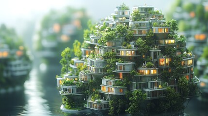 Sustainable Cityscape on Water