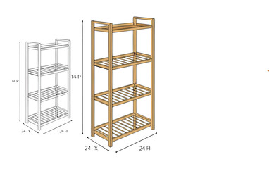 ZenStalk Bamboo Shelf – Minimalist Eco-Friendly Storage for Home & Office Décor, bamboo shelf, eco friendly shelf, bamboo wall shelf, bamboo floating shelf, zen shelf, bamboo storage shelf.