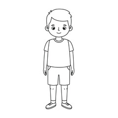 "Illustration of Two Children with Outstretched Arms"