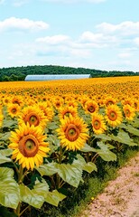 Obraz premium sunflower 