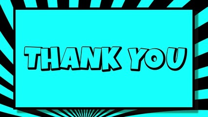 Thank you text animation, Greeting text animation - Powered by Adobe