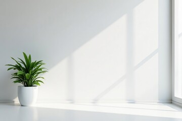 Clean, minimalist white office background Perfect for presentations, websites, and design projects , contemporary, void, design