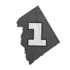 Fototapeta premium Ransom Note Number