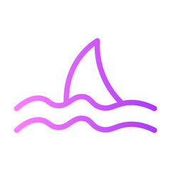 shark gradient icon