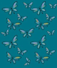Fototapeta premium Butterfly of freedom